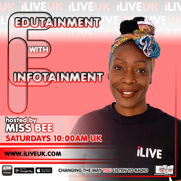 Edutainment with Infotainment w/ Miss Bee artwork