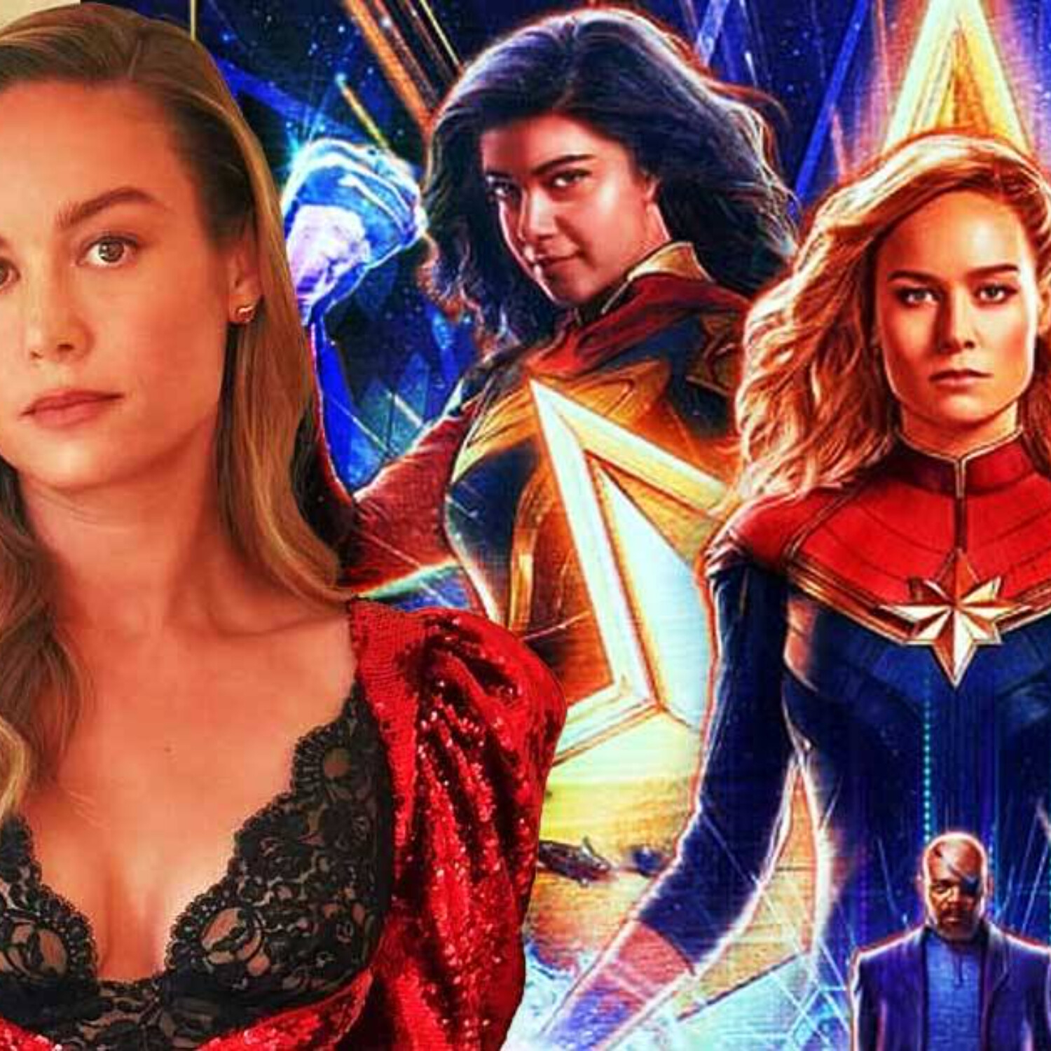 The history of Captain Marvel in print comic books + a positive review of "The Marvels" movie + episode artwork