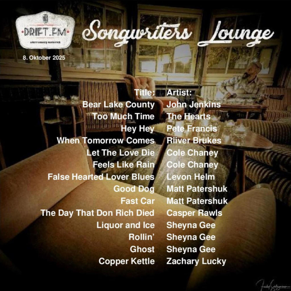 Songwriters Lounge vom 8. Oktober 2025 artwork