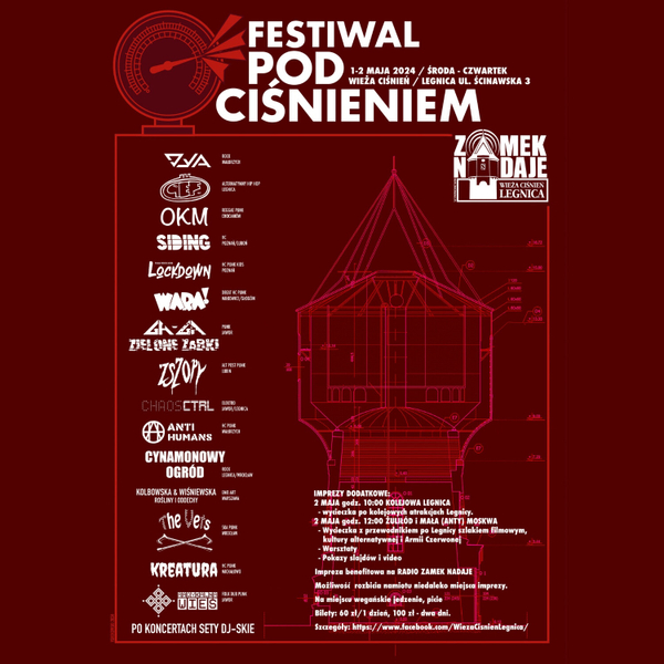 Festiwal Pod Ciśnieniem dzień drugi 1-2.05.2024 artwork