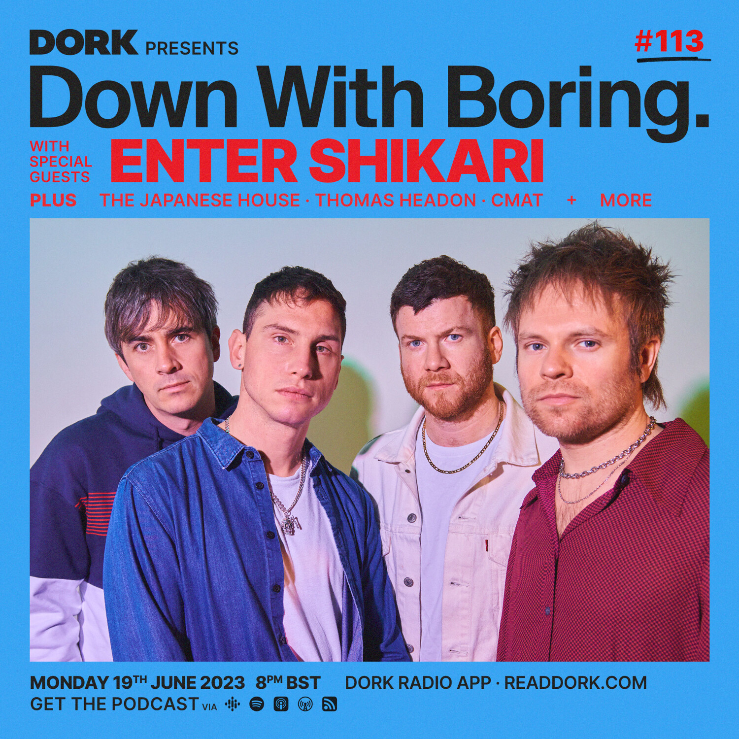 cover of episode Down With Boring #0113: Enter Shikari