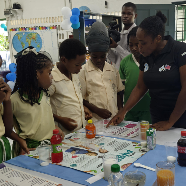 Ministry of Health Engages Youth in Diabetes Prevention Through Mini Health Fair at the Des Barras Primary School artwork