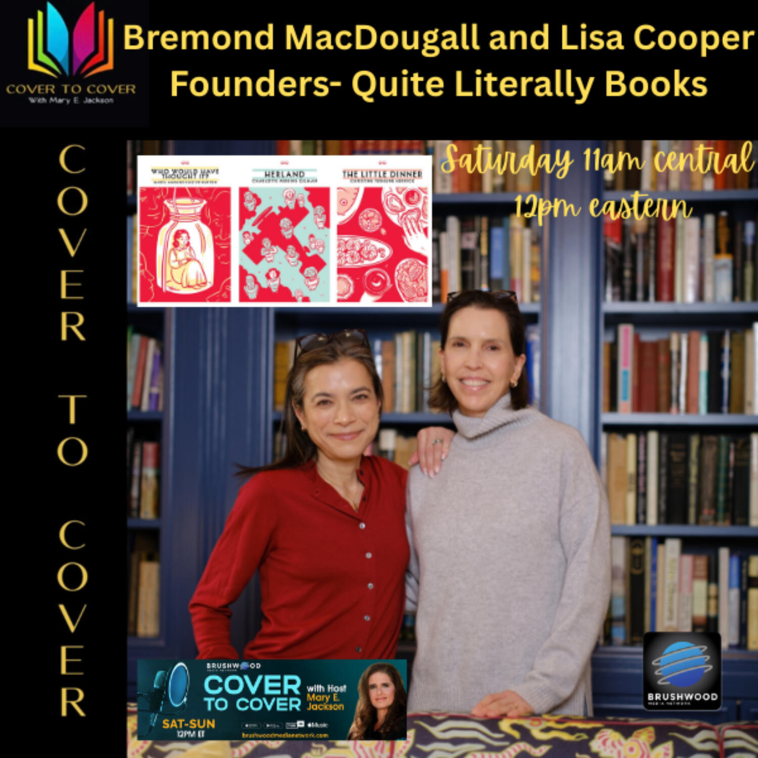 Bremond MacDougall and Lisa Cooper - Giving Old Books New Life episode artwork