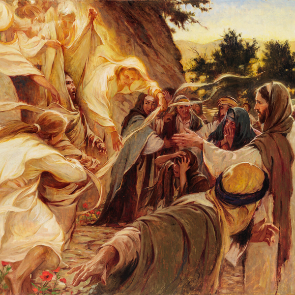 The resurrection of Lazarus artwork