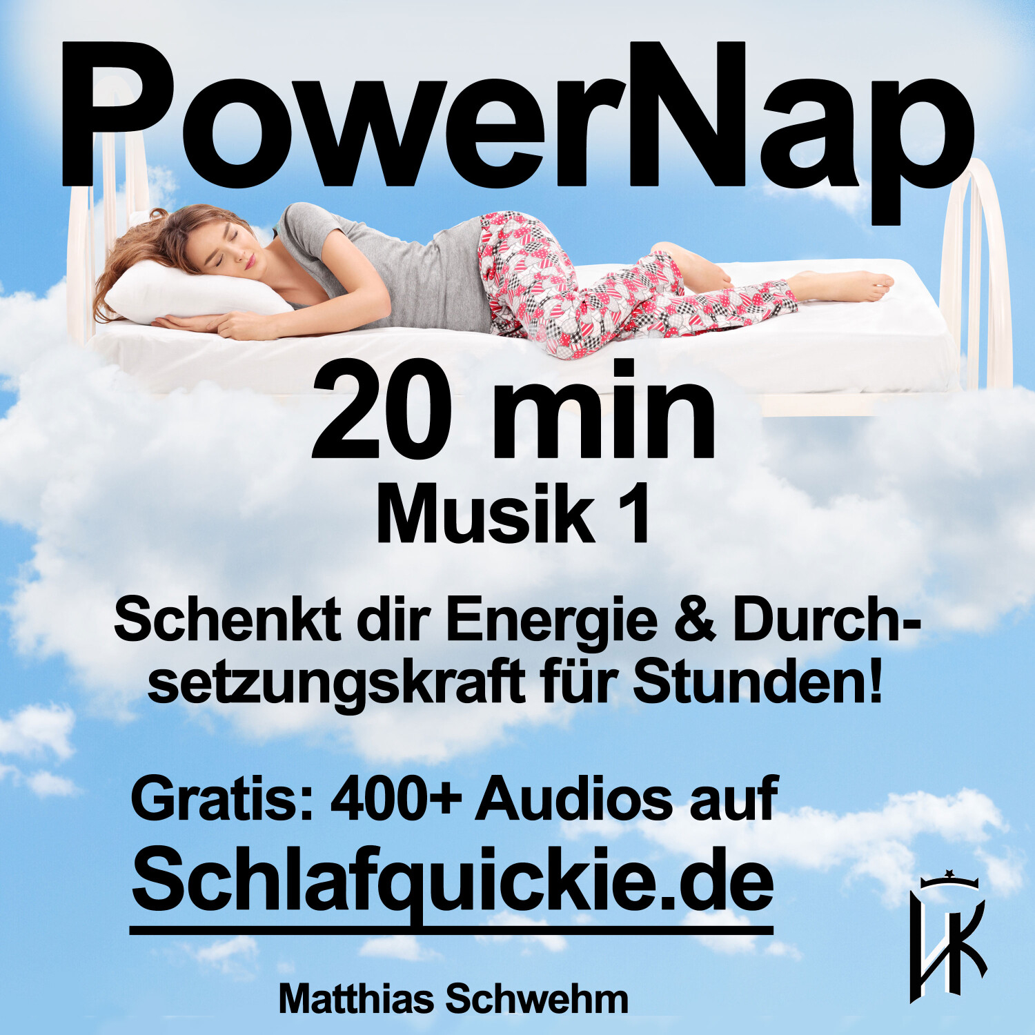 Power Nap 20 min & Musik 1 📢 HypnoKing® NSDR✅ Schlafquickie Mittagsschlaf Meditation Hypnose