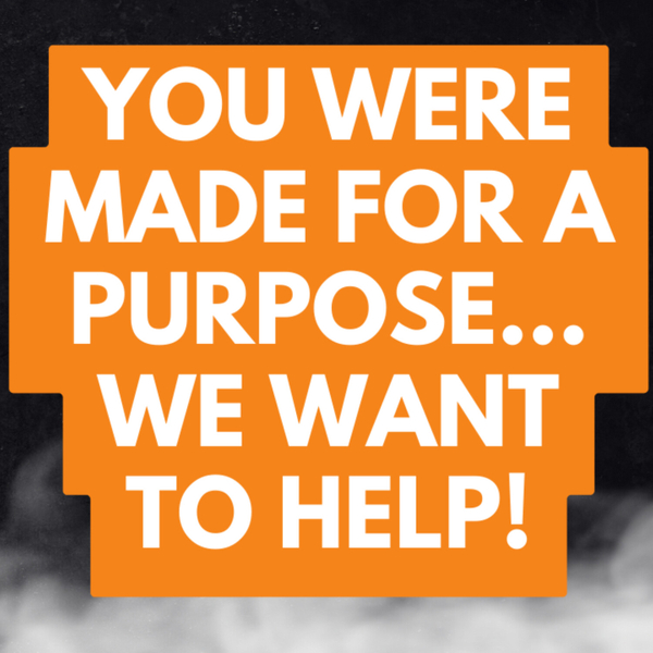 YOU Were Made for a Purpose...We want to help! artwork