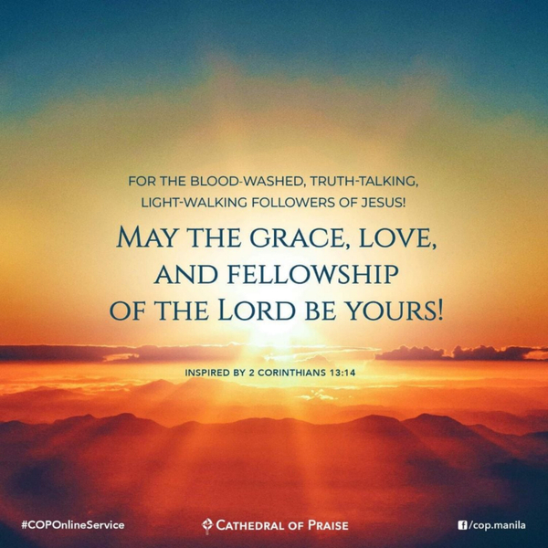 2 Corinthians 13:14- May The Grace, Love, And Fellowship of The Lord Be Yours! artwork