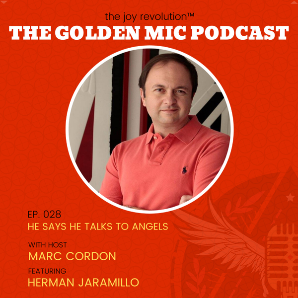He Says He Talks to Angels w/ Herman Jaramillo artwork