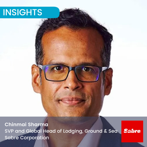 The future of hotel B2B distribution, with Chinmai Sharma artwork