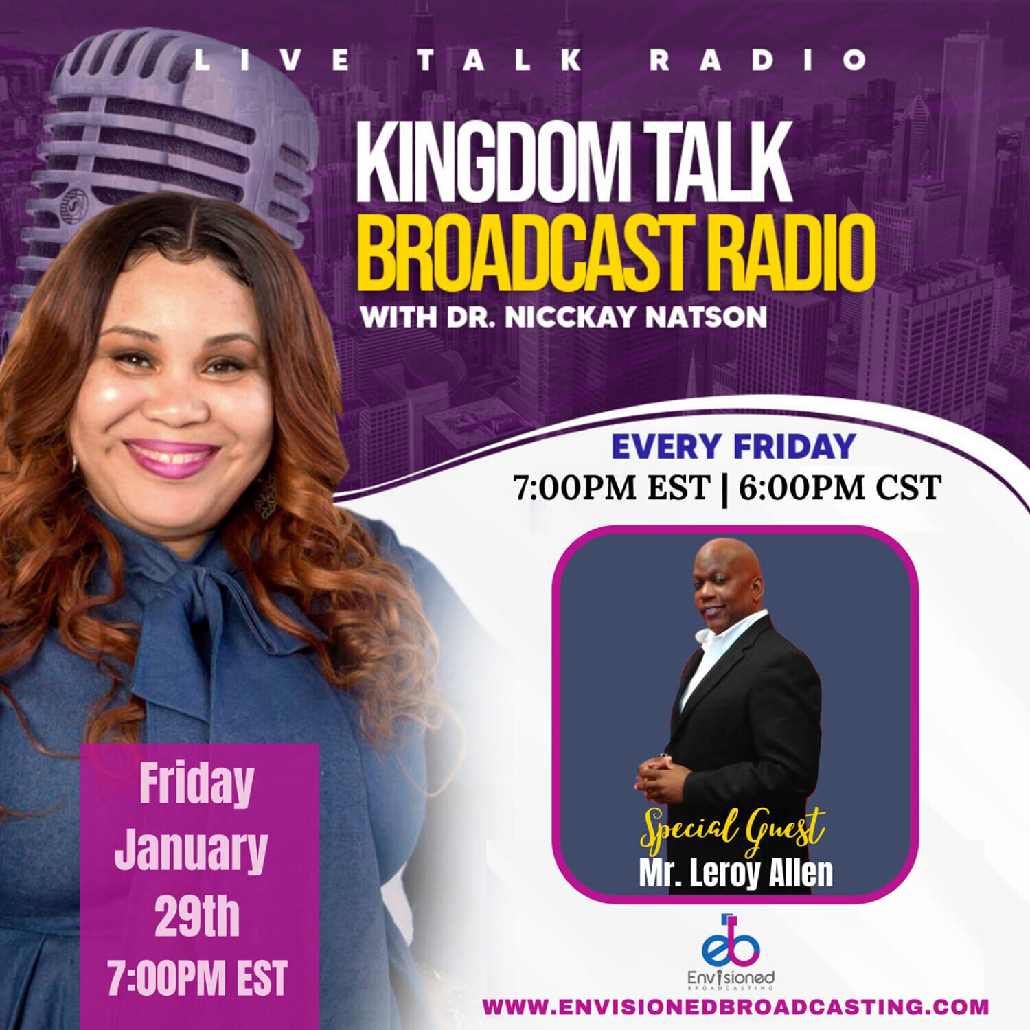 Kingdom Talk Broadcast Radio with Dr. Nicckay Natson