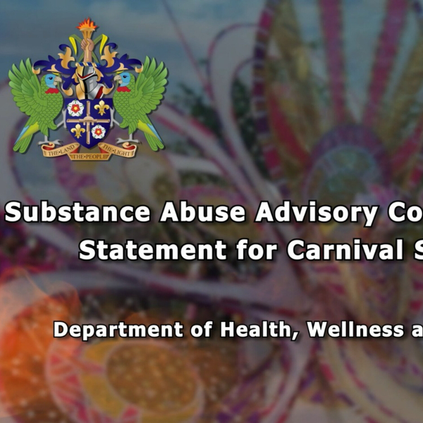 Substance Abuse Advisory Council Secretariat Statement for Carnival Season 2024 artwork