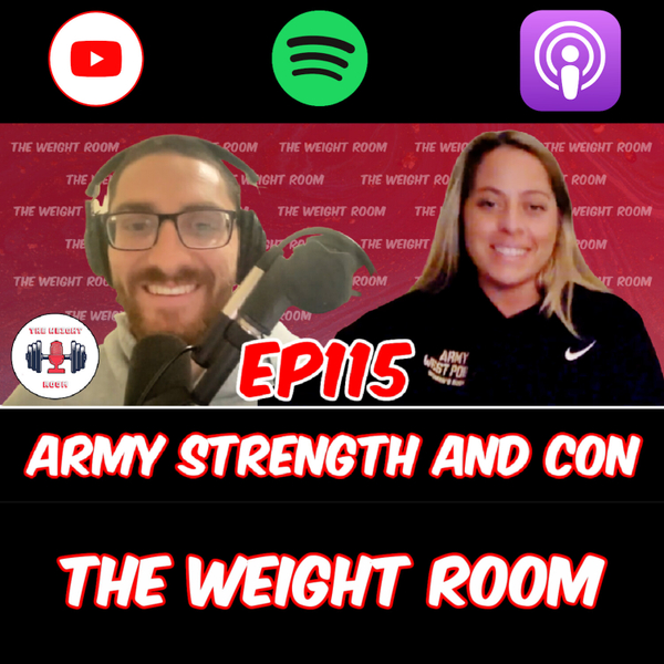 EP115: Strength and Conditioning at Army West Point + MORE w/ Rachael Sciullo artwork