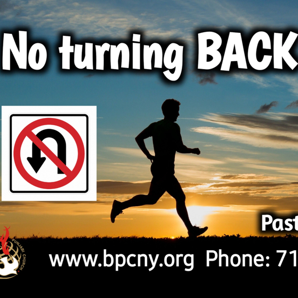 No turning Back by Pastor Jatinder Gill artwork