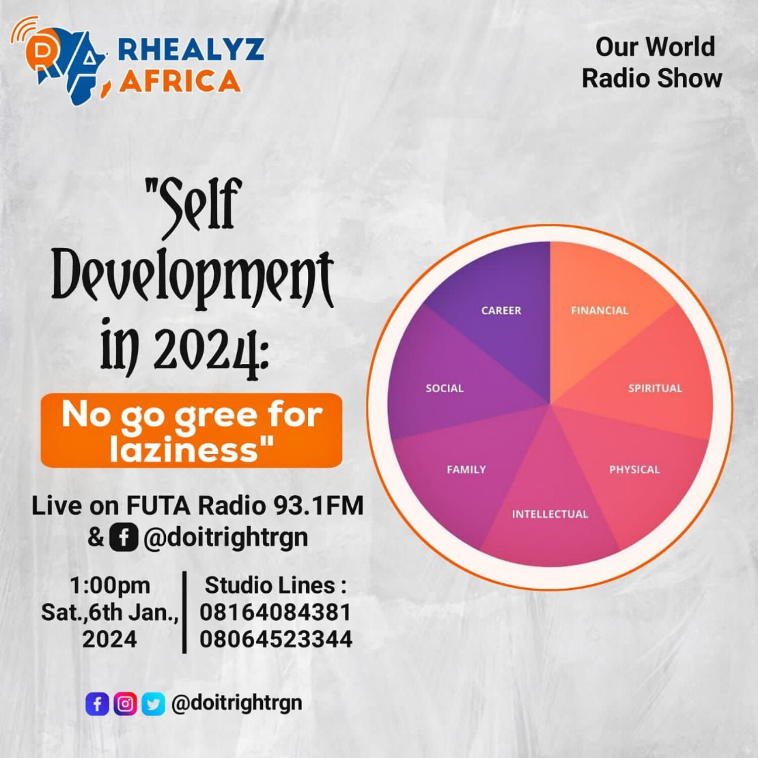 Self Development In 2024: No gree for laziness episode artwork