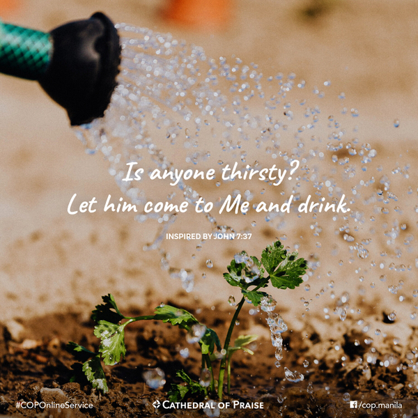 John 3:37- Is Anyone Thirsty? Let Him Come to Me And Drink. artwork