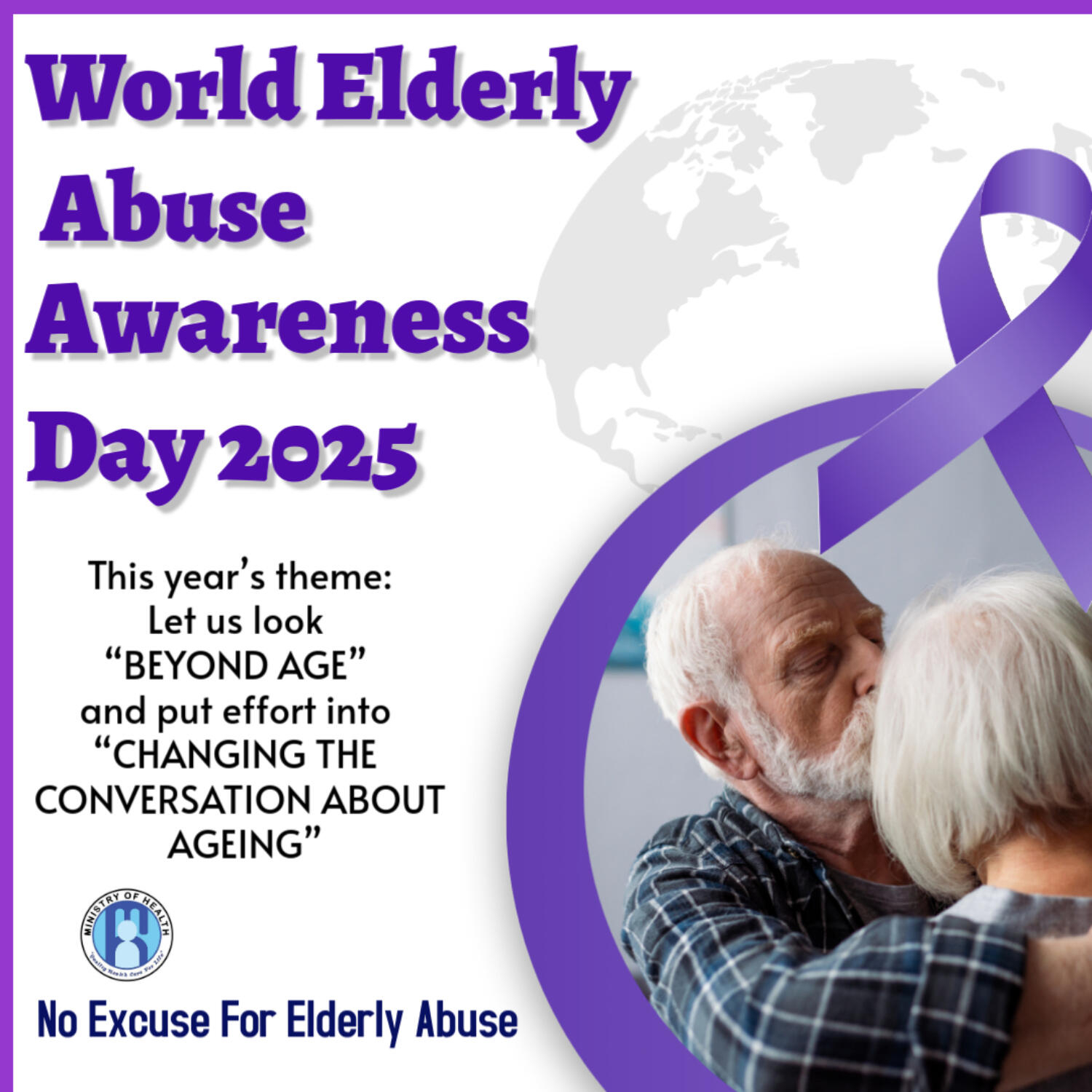 Health Ministry Observes World Elder Abuse Awareness Day, Sunday June 15th, 2025