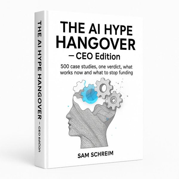 The CEO's No-BS AI Strategy Playbook artwork