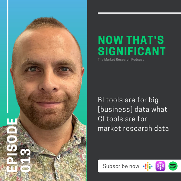 BI tools are for big [business] data what  CI tools are for market research data artwork