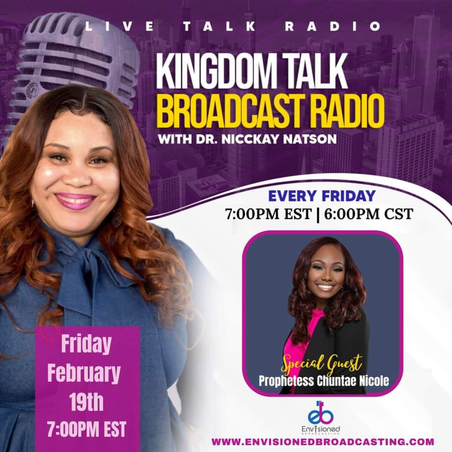 Kingdom Talk Broadcast Radio with Dr. Nicckay Natson