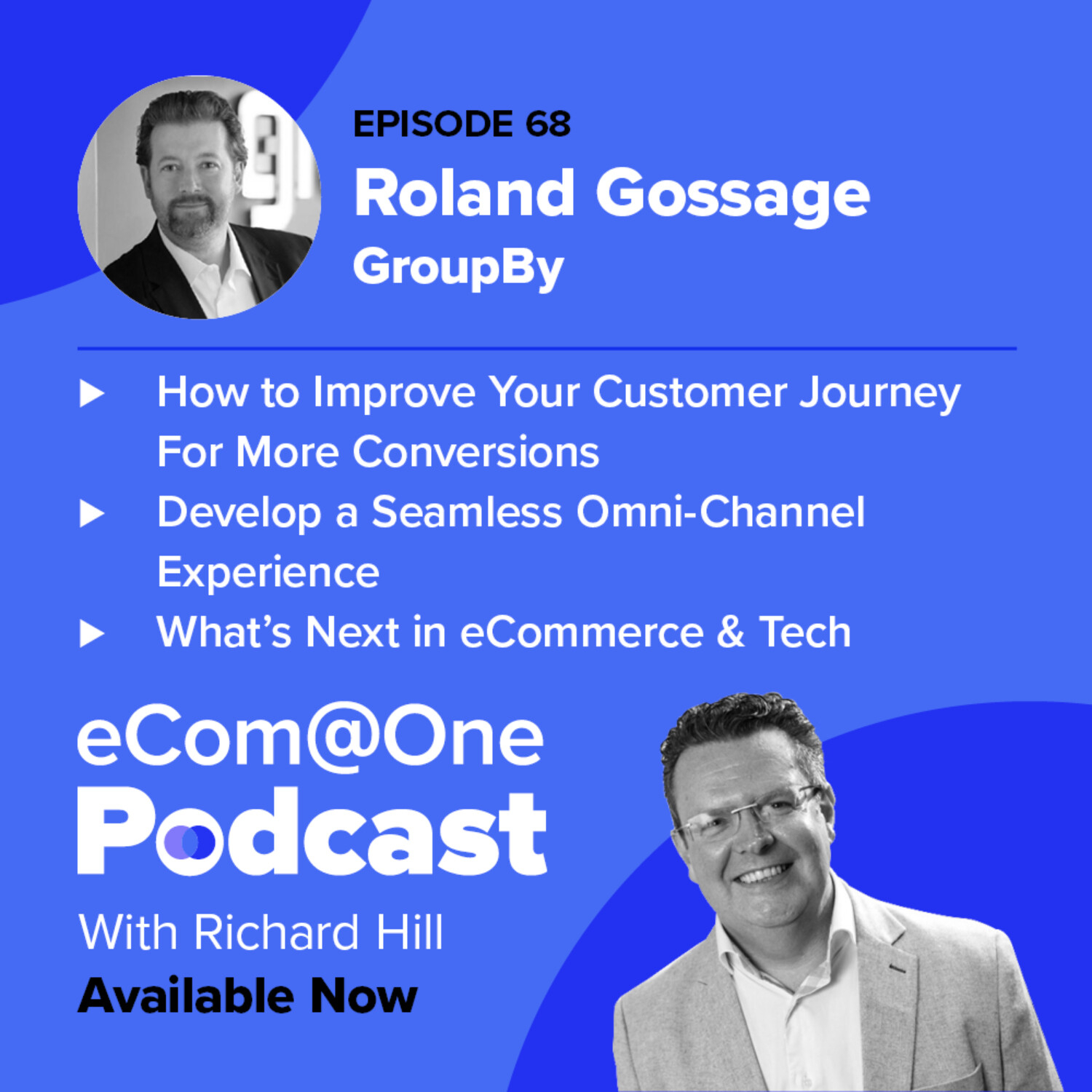 E68: Roland Gossage - Gain An Edge Over Your Competitors With Advanced Site Search & Personalisation episode artwork