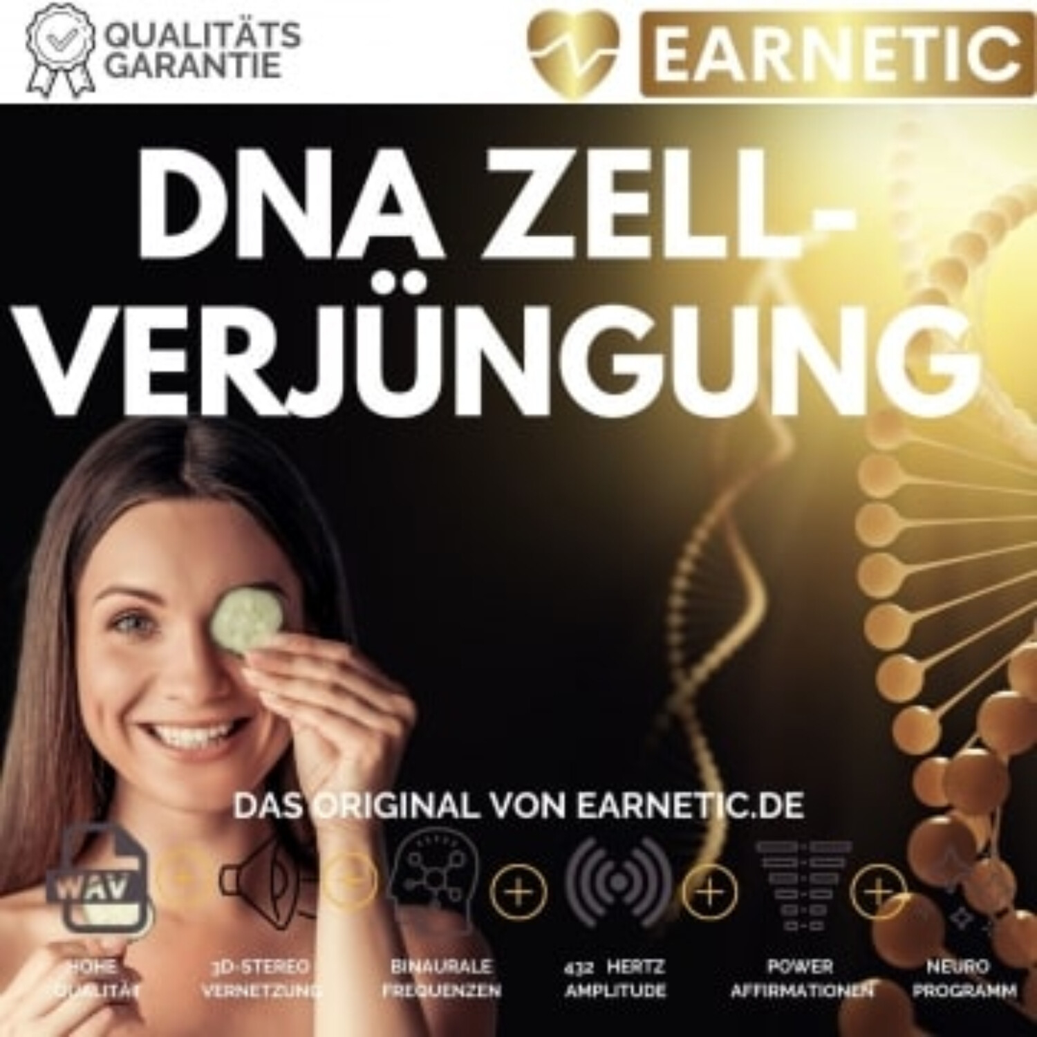 EARNETIC - DNA Zellverjüngung – aktiviere den Jungbrunnen in Dir – Jünger aussehen - Nature Ambient