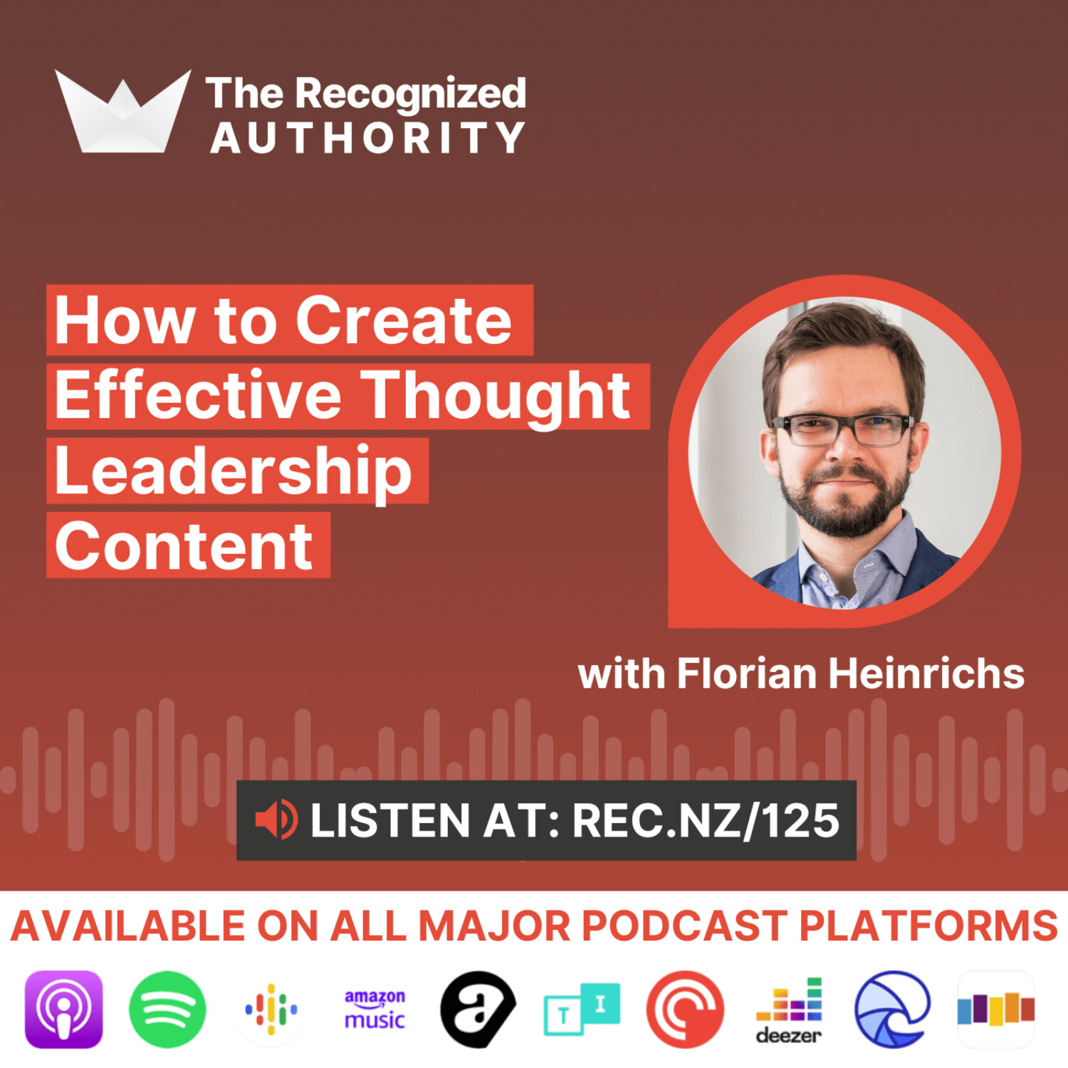 How to Create Effective Thought Leadership Content with Florian Heinrichs episode artwork