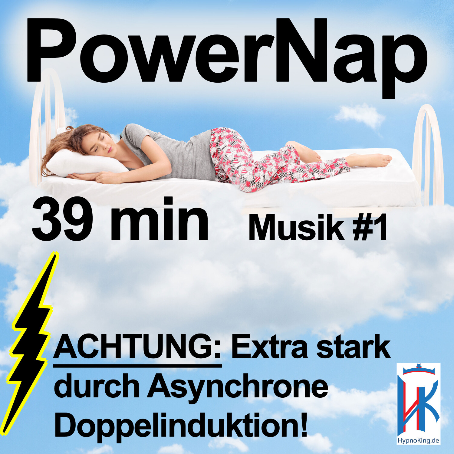 Power Nap 39 min ⚠️Extra stark! ﻿Asynchrone Doppelinduktion!💥 Musik #1 Schlafquickie, Mittagsschlaf NSDR episode artwork