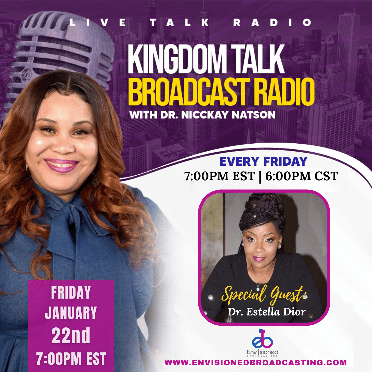 Kingdom Talk Broadcast Radio with Dr. Nicckay Natson