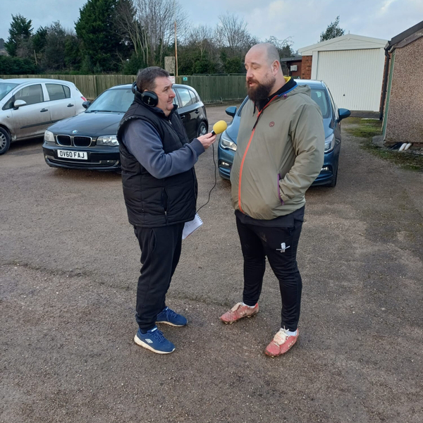 Post Match Interview 04-02-24 WELSHPOOL T WOMEN 1 Berriew ladies 2 artwork