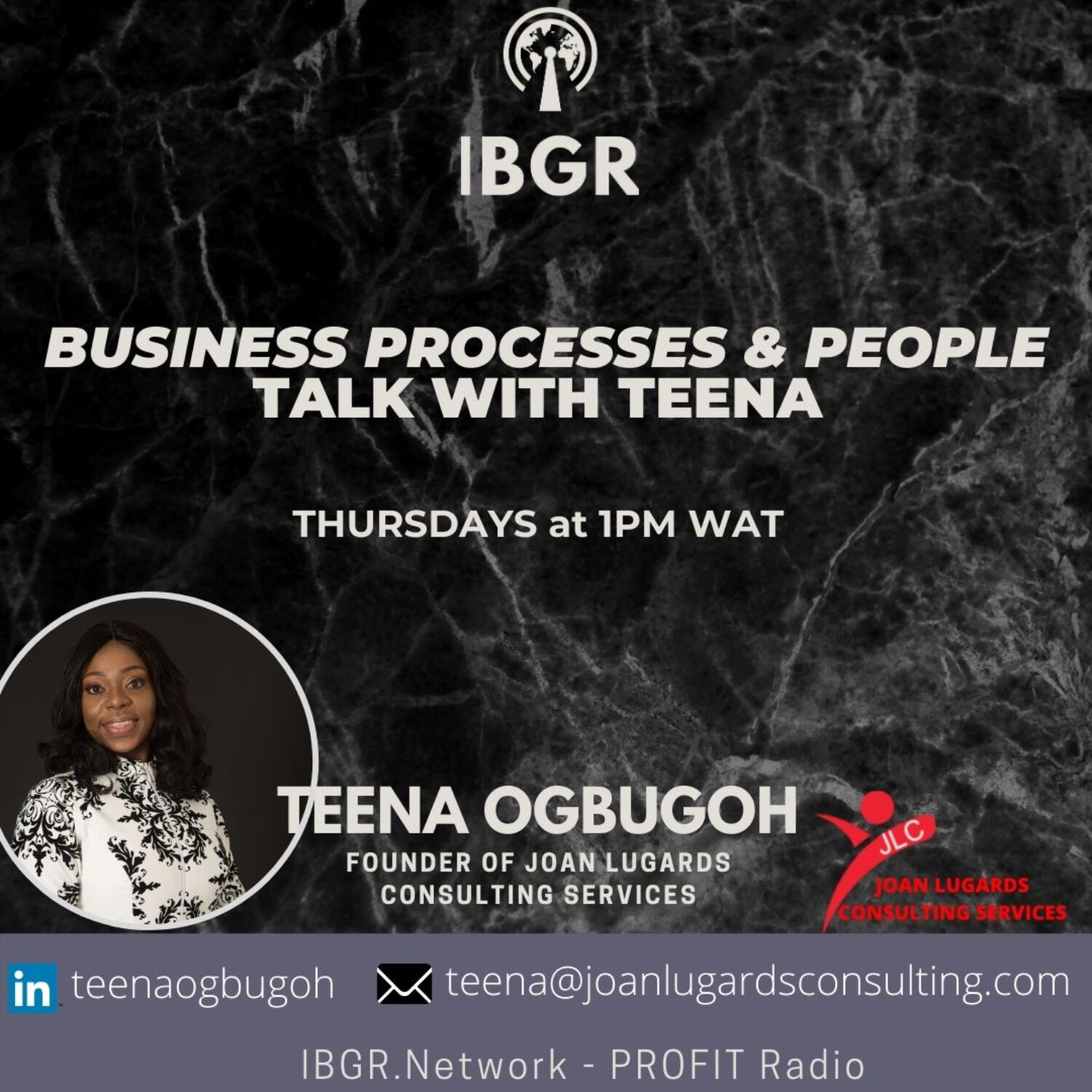 1. GETTING THE FIRST THINGS DONE RIGHT - TEENA OGBUGOH episode artwork