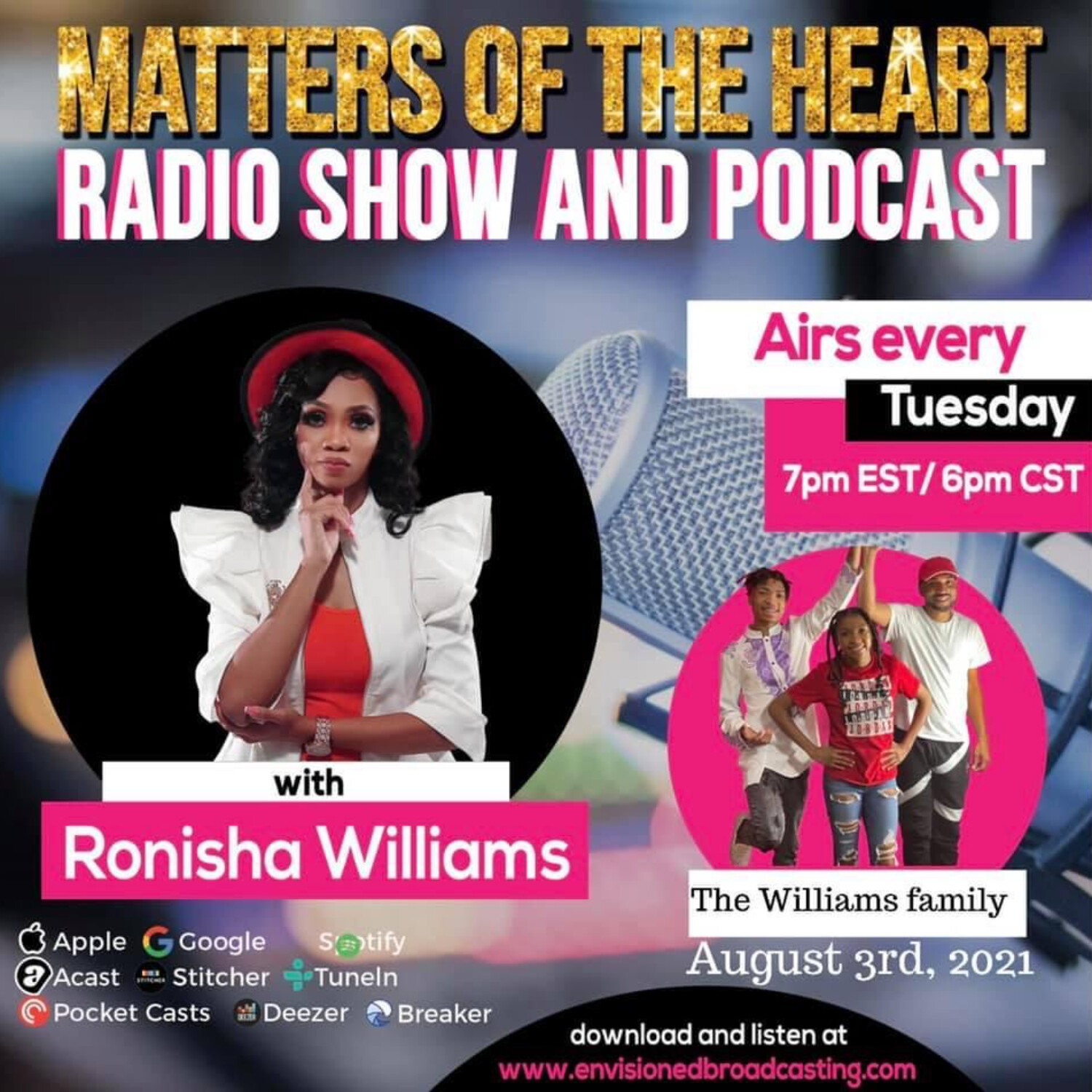 Matters Of The Heart with Prophetess Ronisha Williams