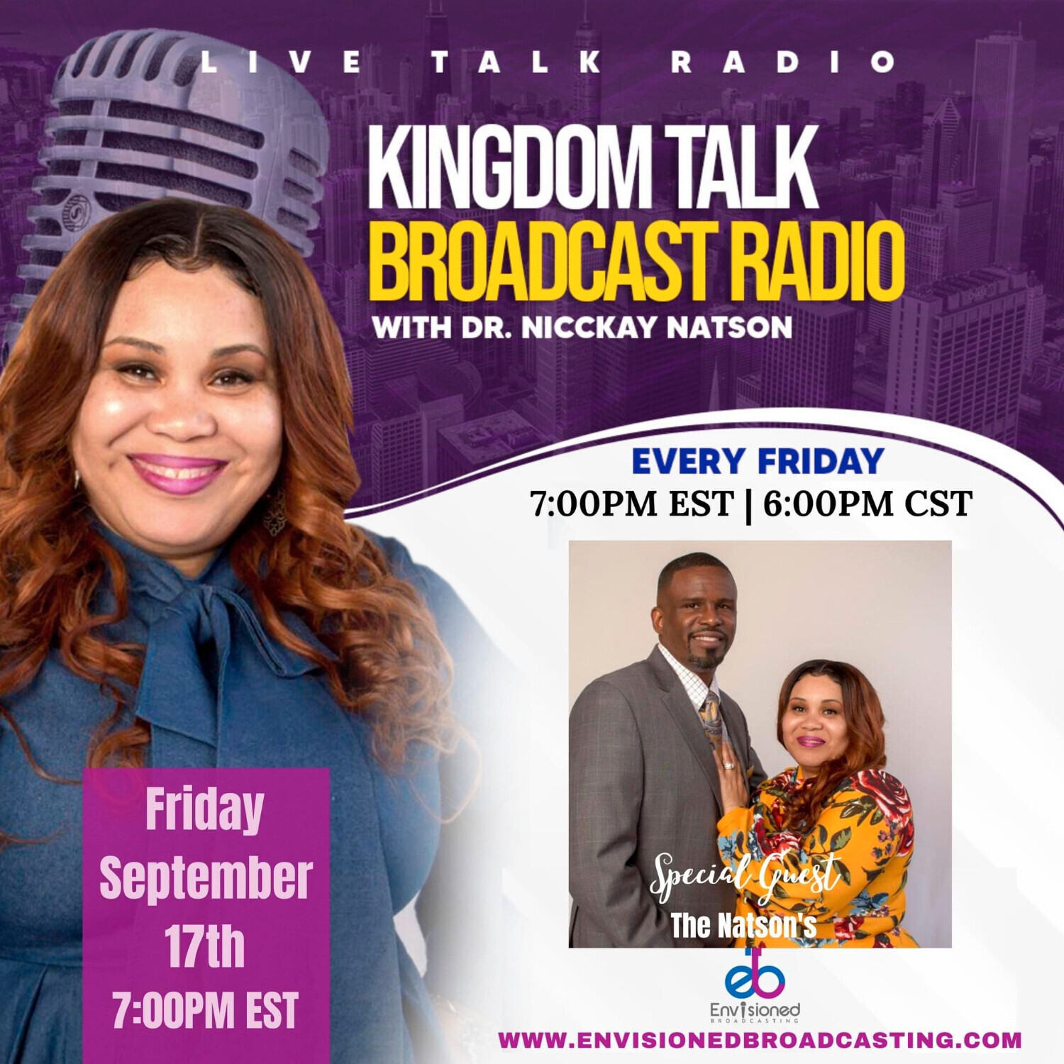 Kingdom Talk Broadcast Radio with Dr. Nicckay Natson