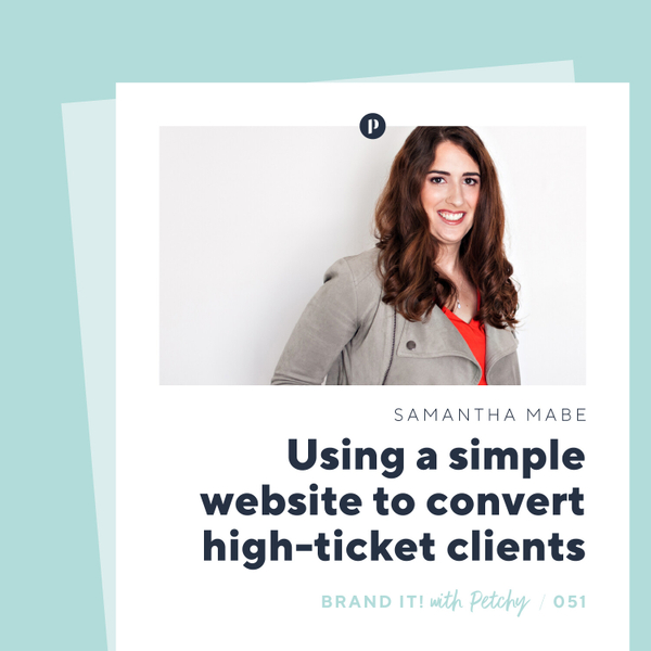 Using a simple website to convert high-ticket clients w/ Samantha Mabe artwork