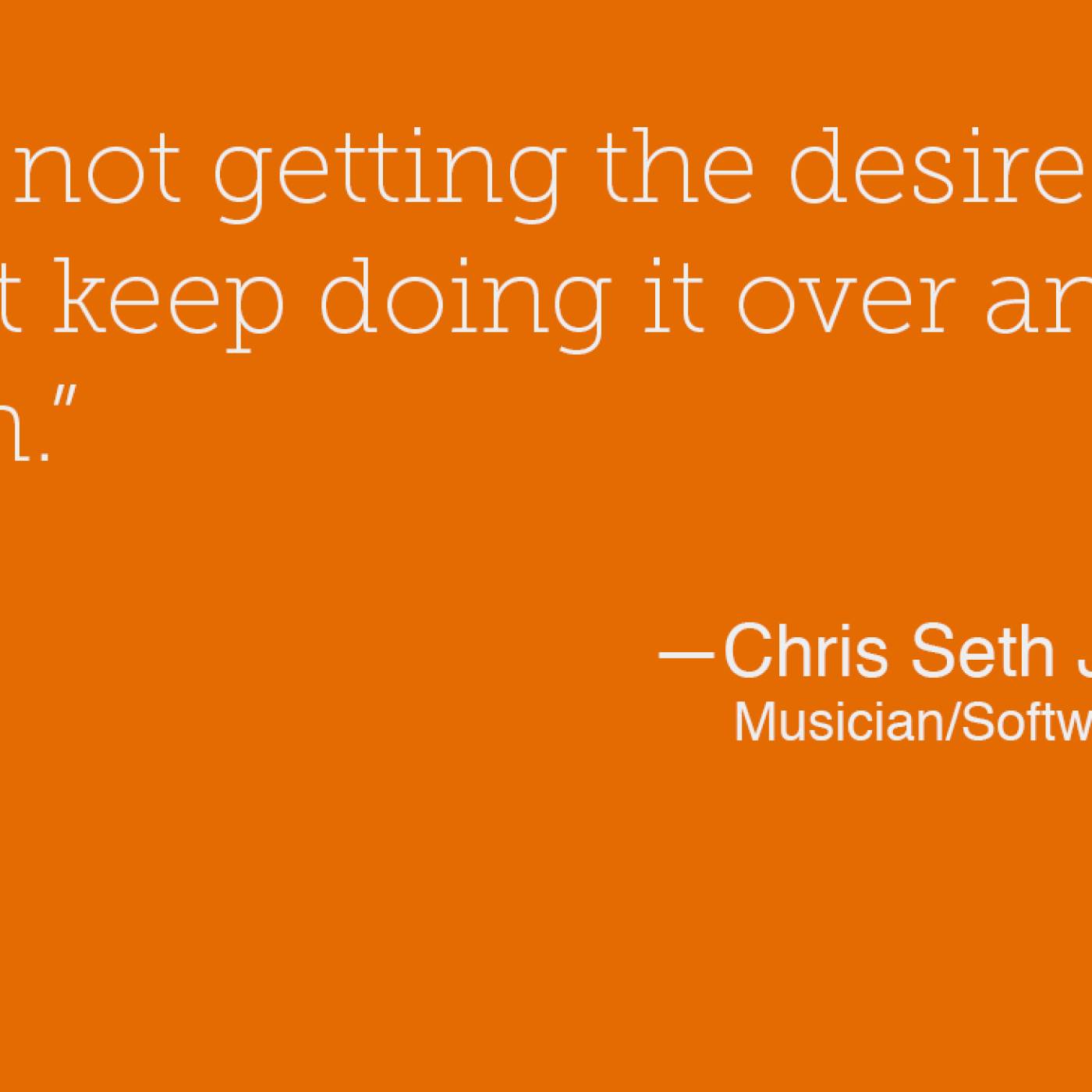 12 – Stop Doing What Isn’t Working with Chris Seth Jackson - podcast episode cover