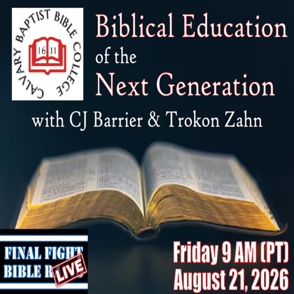 Biblical Education of the Next Generation with CJ Barrier and Trokon Zahn artwork