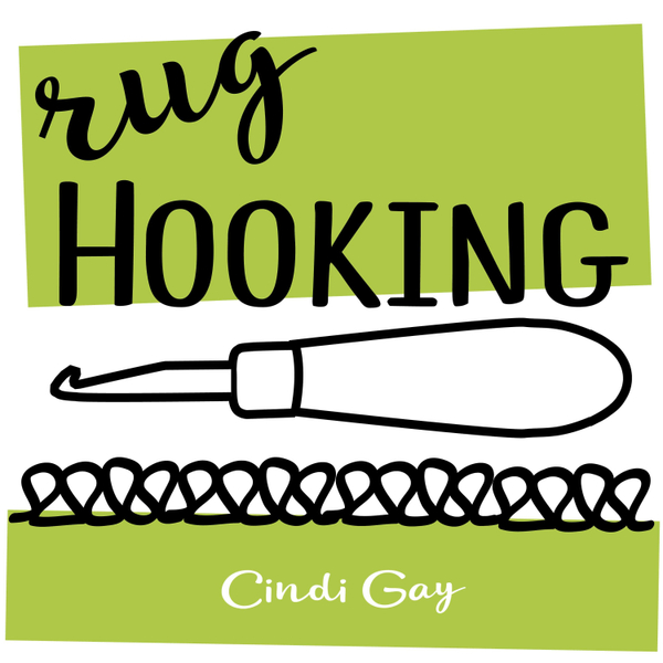  007 - How to rug hook-pulling up loops artwork