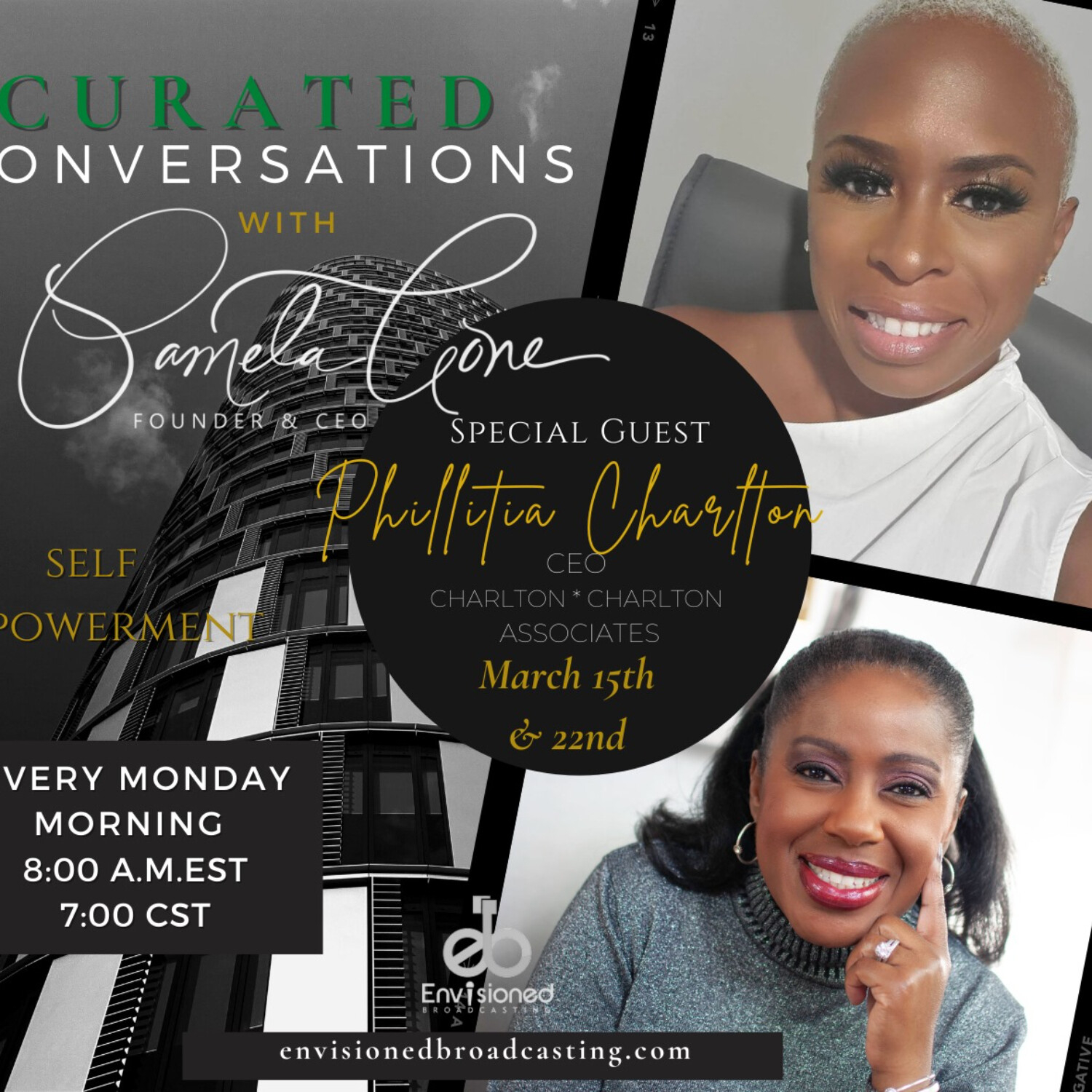 Curated Conversations with Pamela Cone