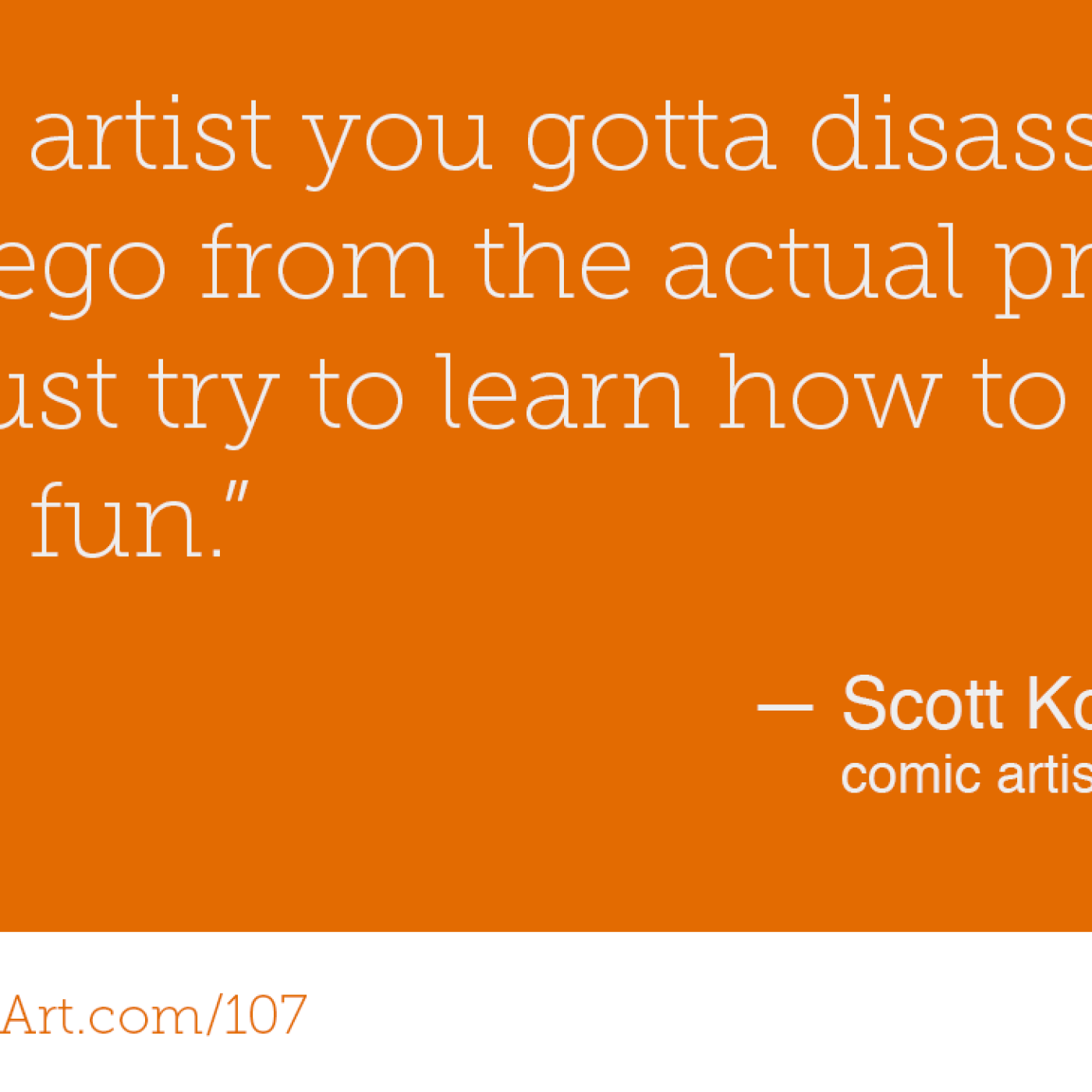 107 - Creating comics with Scott Kowalchuk - podcast episode cover