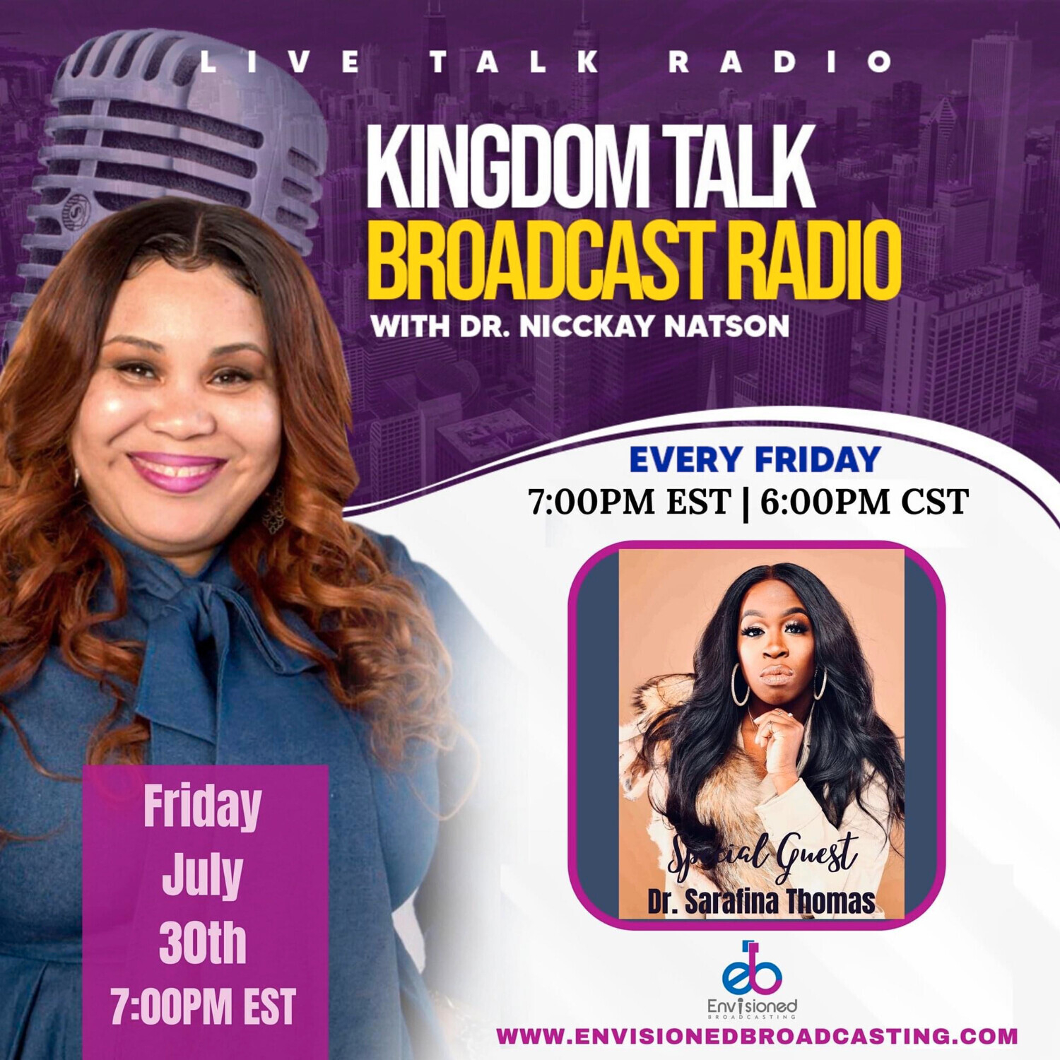 Kingdom Talk Broadcast Radio with Dr. Nicckay Natson