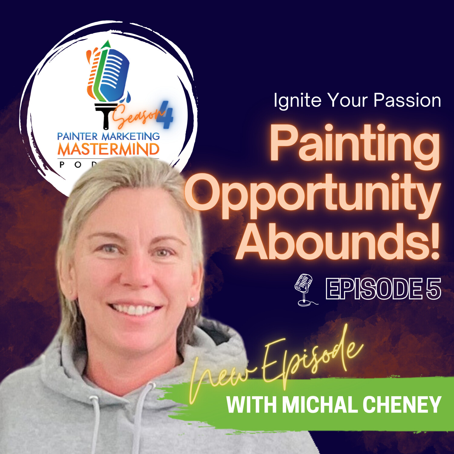 Interview with Michal Cheney of No Drip Painting - "Ignite Your Passion" Episode 5