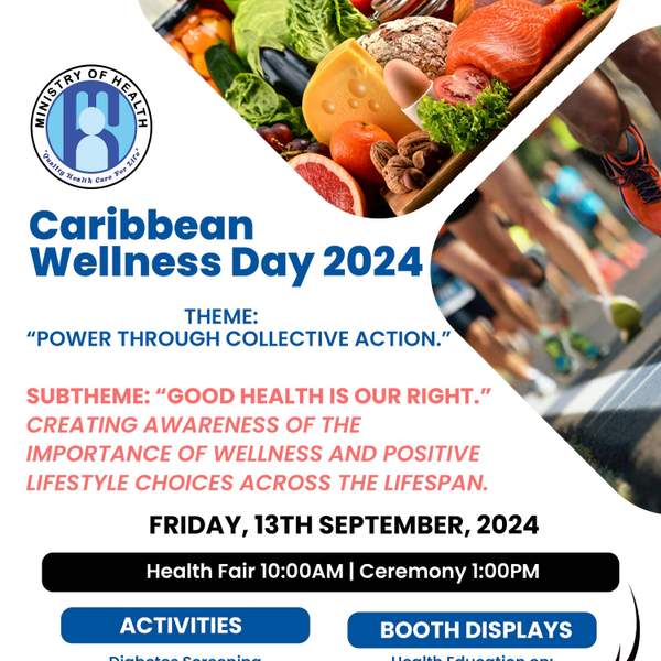 Ministry of Health Amplifies Caribbean Wellness Day with  Activities Focused on  'Power Through Collective Action artwork