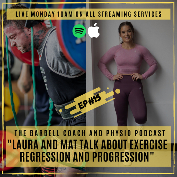 EPISODE #15 Laura and mat talk about exercise progression and regression artwork