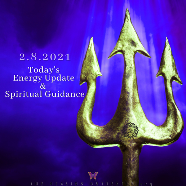 Ep. 114, 2.8.2021, Today's Energy Update & Spiritual Guidance-Capricorn, Earth, Trident, Angel Numbers, Aquamarine & Knight of Disks artwork