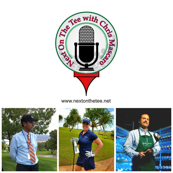 PGA Tour Rules Official Stephen Cox, 8 Time Women's Canadian Long Drive Champion Lisa "Longball" Vlooswyk, and World Renowned Golf Club Designer Jesse Ortiz Join me on Next on the Tee Golf Podcast artwork