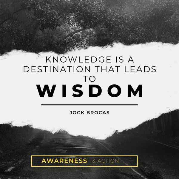 Knowledge Is A Destination That Leads To Wisdom artwork