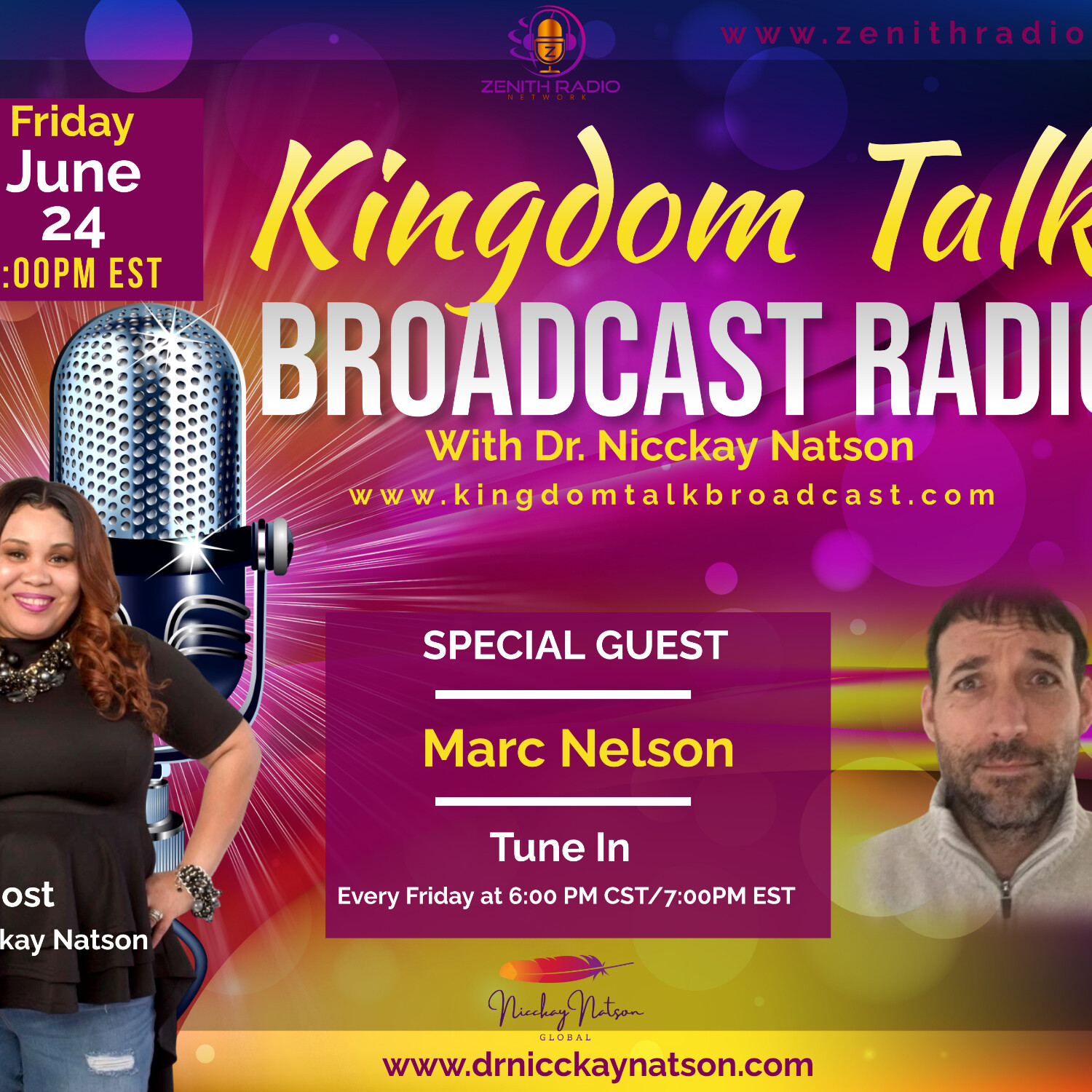 Kingdom Talk Broadcast Radio with Dr. Nicckay Natson