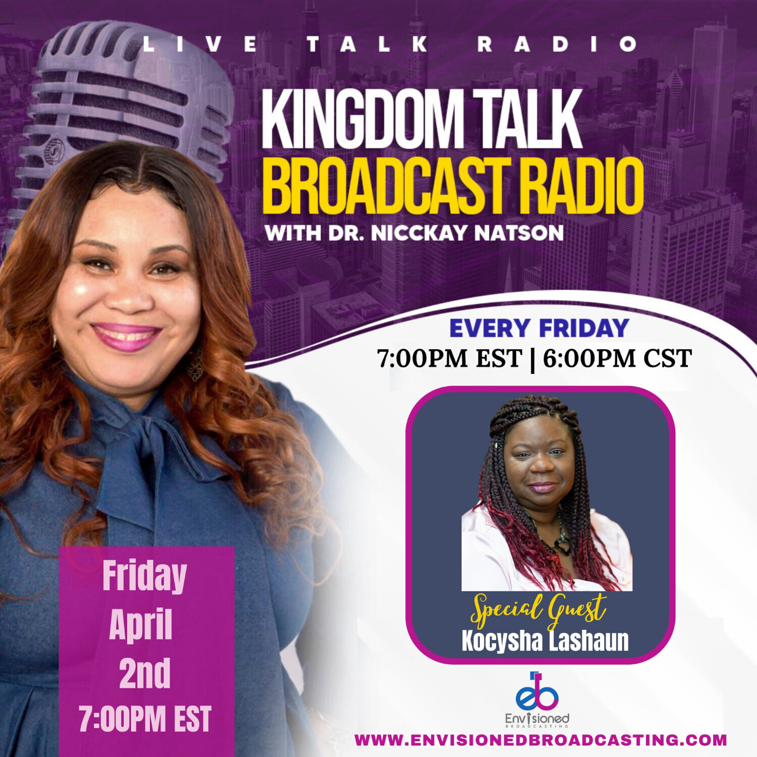 Kingdom Talk Broadcast Radio with Dr. Nicckay Natson