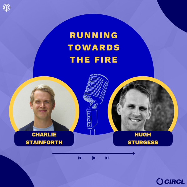Ep. 25: Hugh Sturgess: Running Towards The Fire artwork