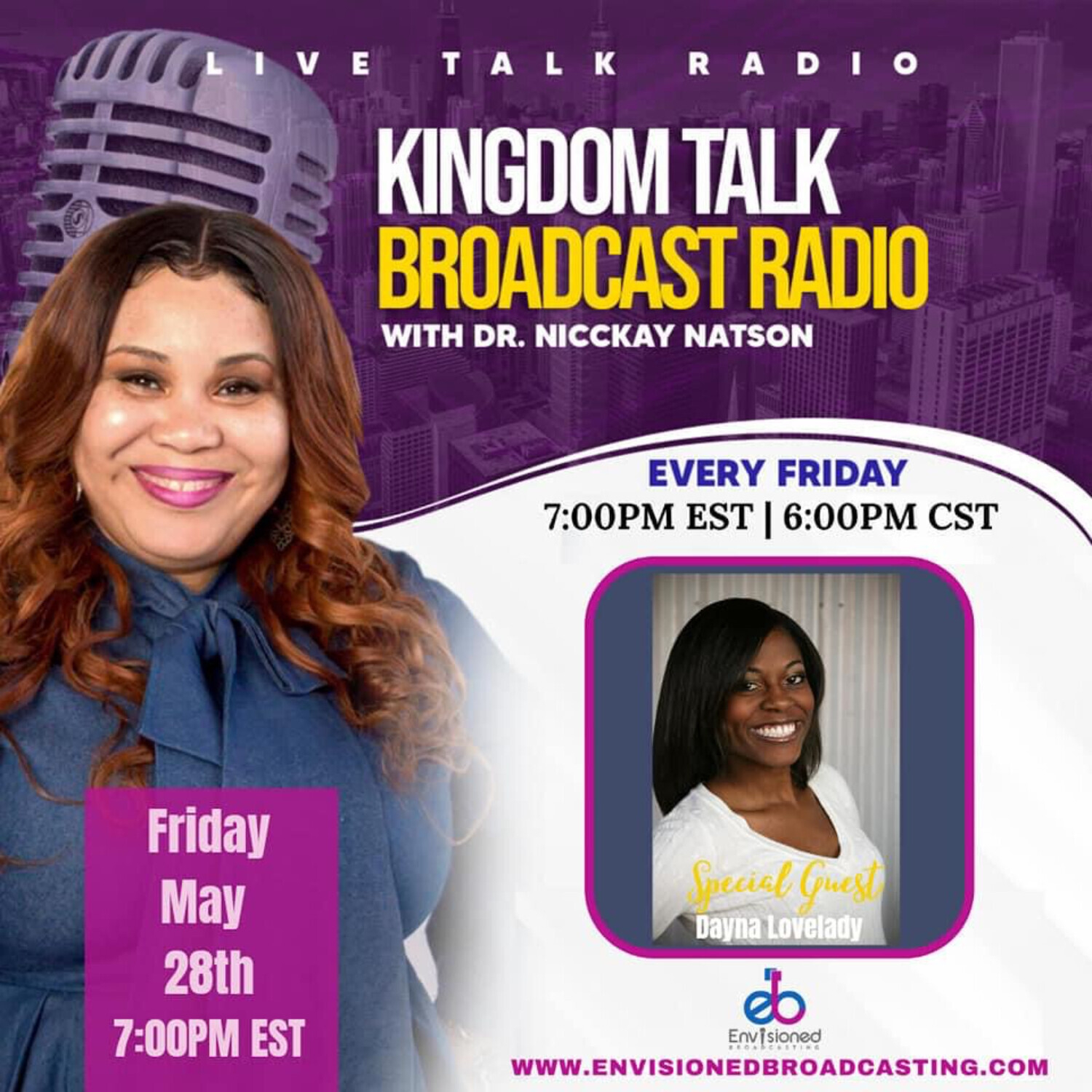 Kingdom Talk Broadcast Radio with Dr. Nicckay Natson