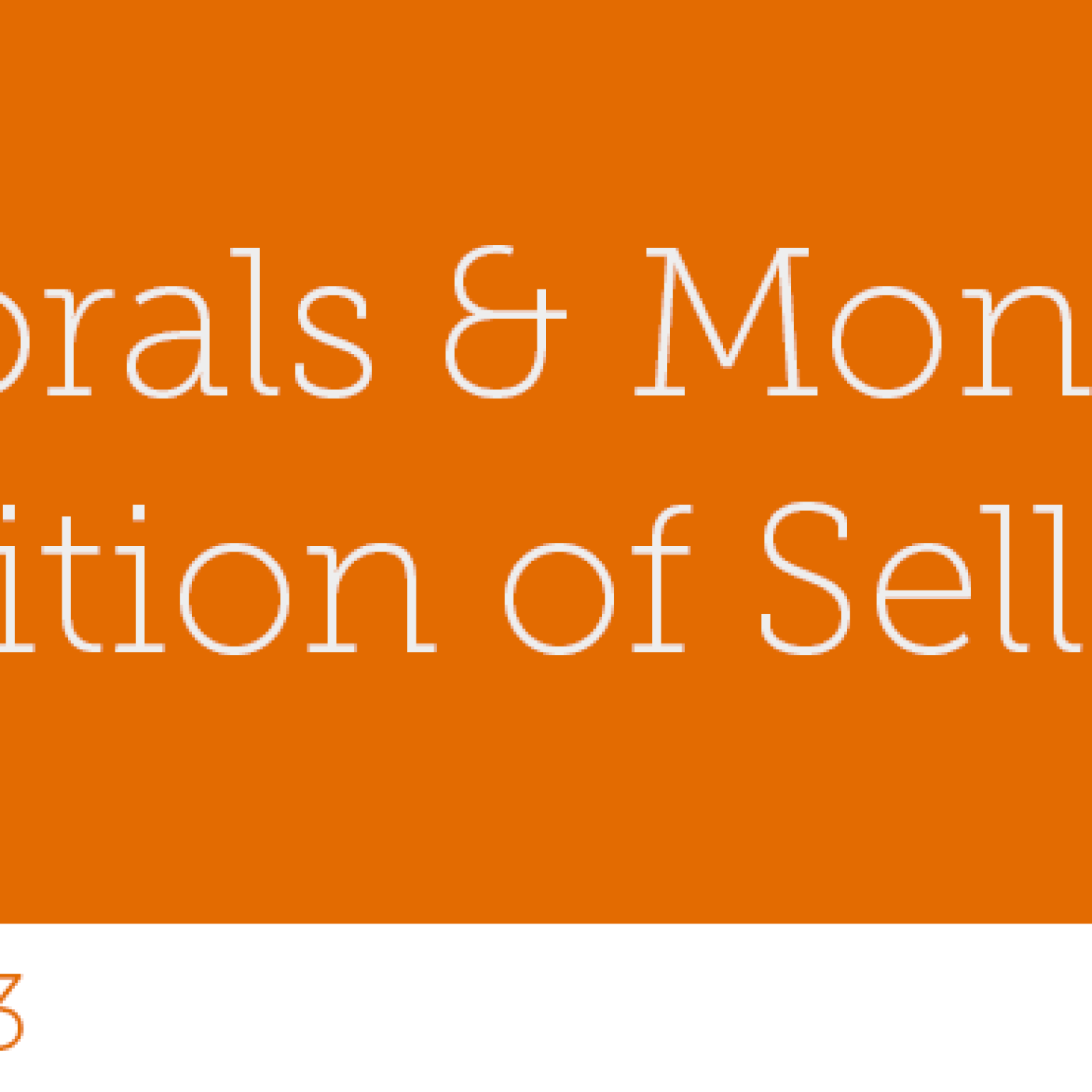 53 – Morals & Money: A definition of Selling Out - podcast episode cover